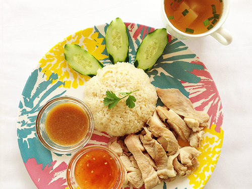 料理一例/タイ風鶏のせご飯「カオマンガイ」
