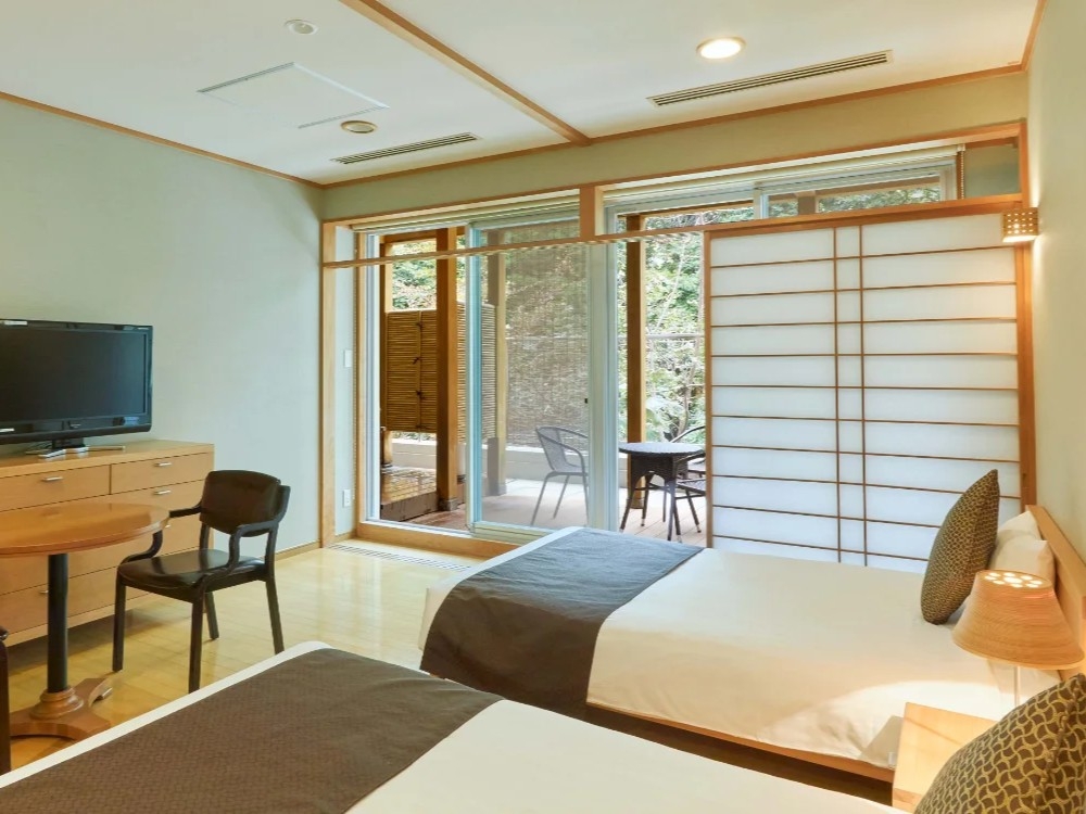 露天風呂付き特別和洋室【客室一例】