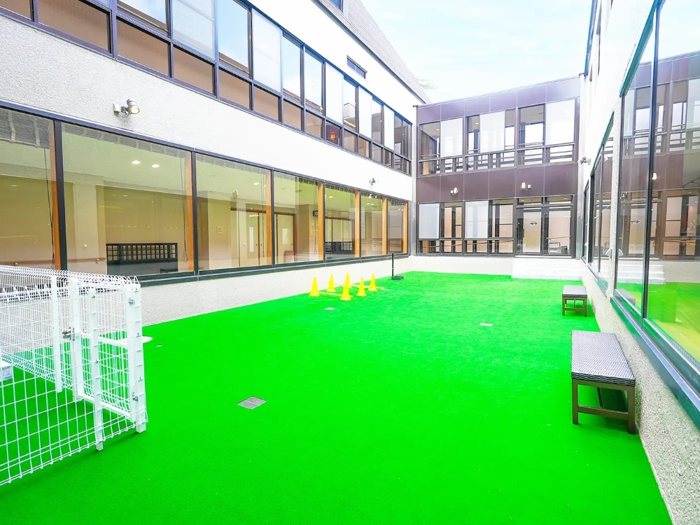 中庭ドッグラン