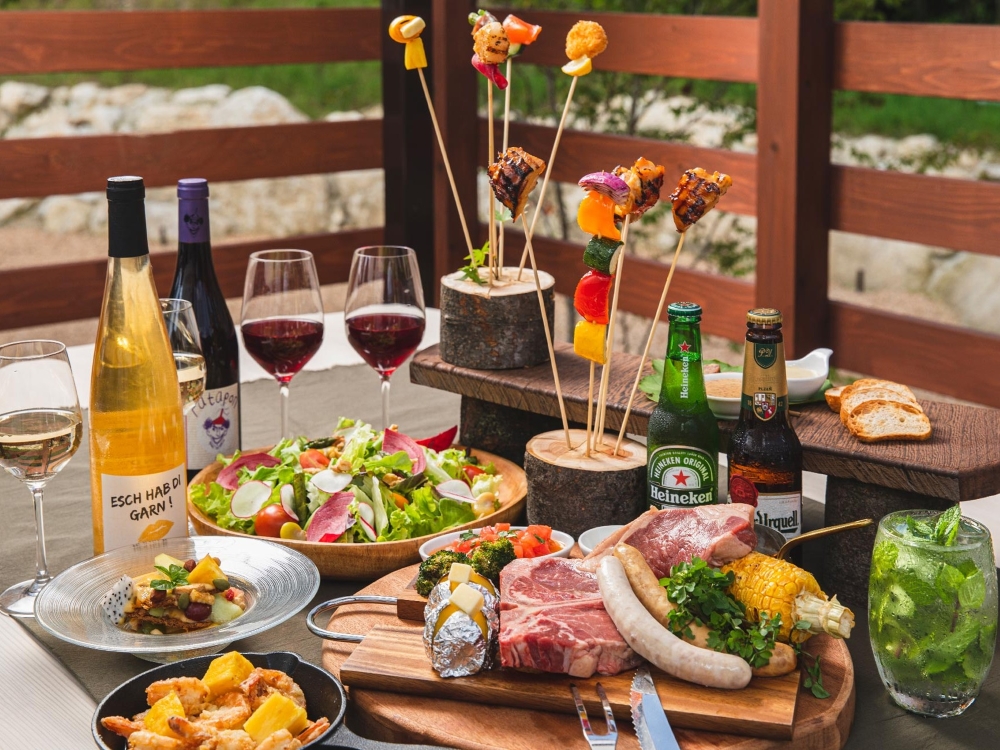 五感スペシャルBBQコース【ご夕食メニューの一例】